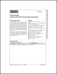 Click here to download GTLP16T1655 Datasheet