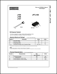 Click here to download J105 Datasheet