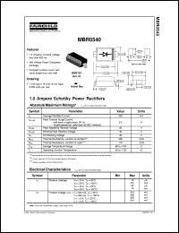 Click here to download MBR0540 Datasheet