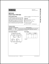 Click here to download MM74C08 Datasheet