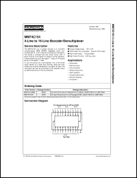 Click here to download MM74C154N Datasheet