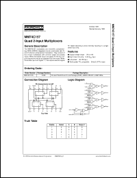 Click here to download MM74C157N Datasheet