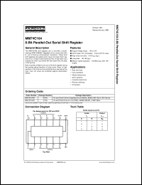 Click here to download MM74C164 Datasheet