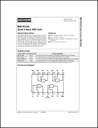 Click here to download MM74HC08 Datasheet
