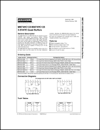 Click here to download MM74HC125 Datasheet