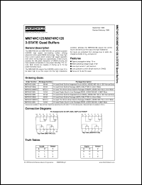 Click here to download MM74HC126MTC Datasheet