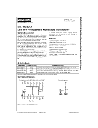 Click here to download MM74HC221AM Datasheet
