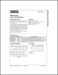Click here to download MM74HC244N Datasheet