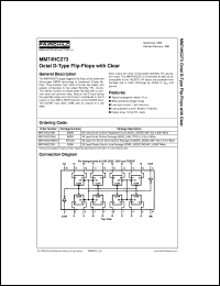 Click here to download MM74HC273SJX Datasheet