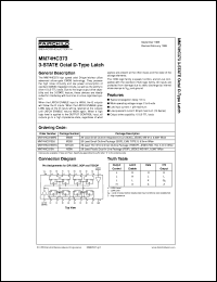 Click here to download MM74HC373MTCX Datasheet