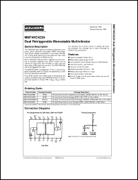 Click here to download MM74HC423AM Datasheet