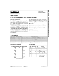 Click here to download MM74HC595MTCX Datasheet
