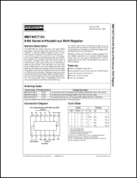 Click here to download MM74HCT164N Datasheet