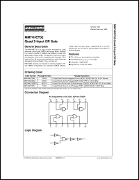 Click here to download MM74HCT32 Datasheet