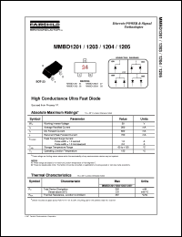 Click here to download MMBD1203 Datasheet