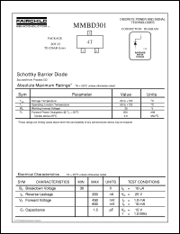 Click here to download MMBD301 Datasheet