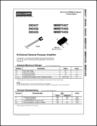 Click here to download MMBF5457 Datasheet
