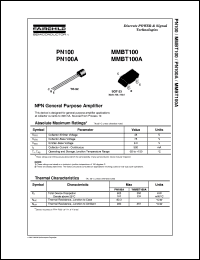Click here to download MMBT100 Datasheet