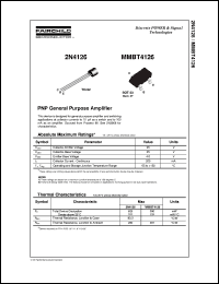 Click here to download MMBT4126 Datasheet