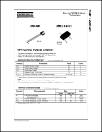Click here to download MMBT4401 Datasheet