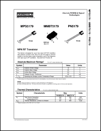 Click here to download MMBT5179 Datasheet