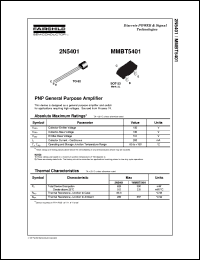 Click here to download MMBT5401 Datasheet