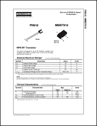 Click here to download MMBT918 Datasheet