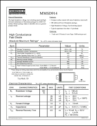 Click here to download MMSD914 Datasheet