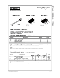 Click here to download MPSA63 Datasheet