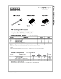 Click here to download MPSA64 Datasheet