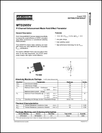 Click here to download MTD2955V Datasheet