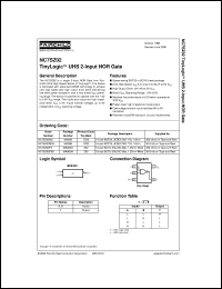 Click here to download NC7SZ02 Datasheet
