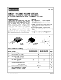 Click here to download NDB708A Datasheet