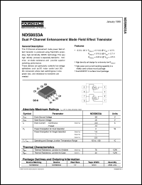 Click here to download NDS9933A Datasheet