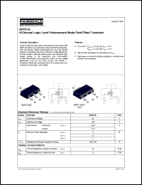 Click here to download NDT014L_NL Datasheet
