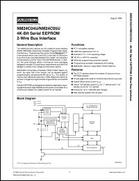 Click here to download NM24C04UEM8 Datasheet