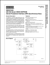 Click here to download NM25C640UVN Datasheet