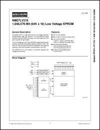 Click here to download NM27LV210V200 Datasheet