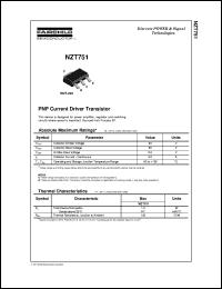 Click here to download NZT751 Datasheet