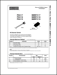 Click here to download PN4117 Datasheet