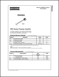 Click here to download PN4250A Datasheet