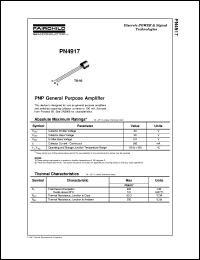 Click here to download PN4917 Datasheet