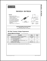 Click here to download SA110CA Datasheet