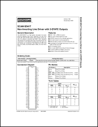 Click here to download SCAN18541TSSCX Datasheet