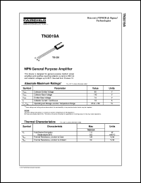 Click here to download TN3019A Datasheet