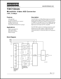 Click here to download TDC1044AR4C Datasheet