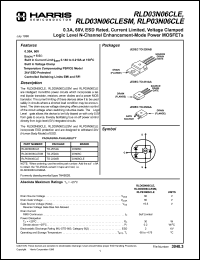 Click here to download RLD03N06 Datasheet