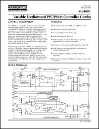 Click here to download ML4801CP Datasheet