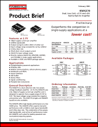 Click here to download KM4270 Datasheet