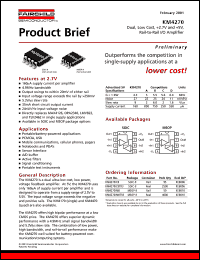 Click here to download KM4270IC8TR3 Datasheet